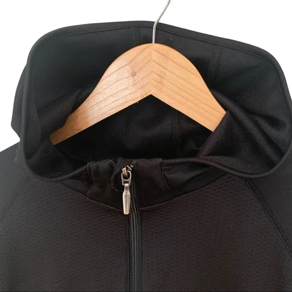 COLUMBIA Titanium Full Zip Black Hooded Jacket Stretch Athletic Size Large - Picture 10 of 16